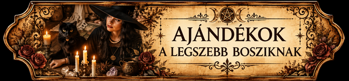Boszorkány ajándékcsomagok Halloween  ajándékboxok fantasy ajándékok