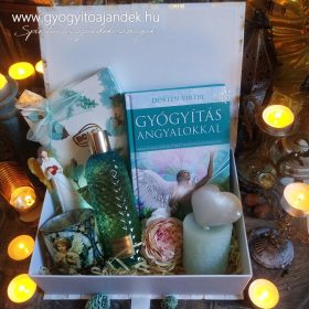   Gyógyítás angyalokkal ajándékcsomag csokoládéval szelenit ásvánnyal