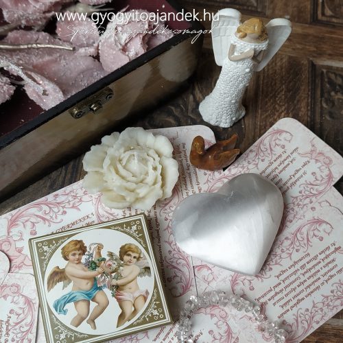 Angyalhívó doboz, angyalos ajándékcsomag, mini angyaloltár 