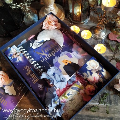 Álommágia ajándékcsomag - Álmaim naplója olvasónaplóval és gyertyával