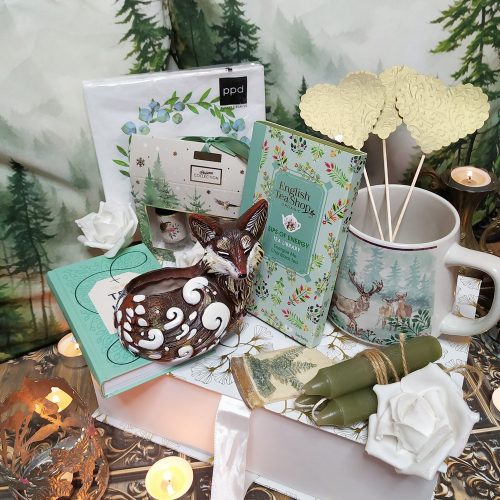 Tea ajándékcsomag erdei hangulatban – Egy csésze tea Rókakoma teakönyvtárában