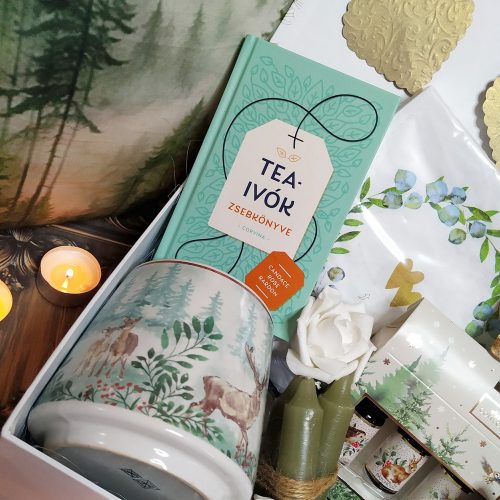 Tea ajándékcsomag erdei hangulatban – Egy csésze tea Rókakoma teakönyvtárában