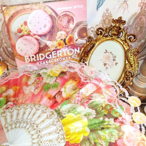 Bridgerton szakácskönyv ajándékcsomag – csokoládés teadélután a Regency-kor hangulatában