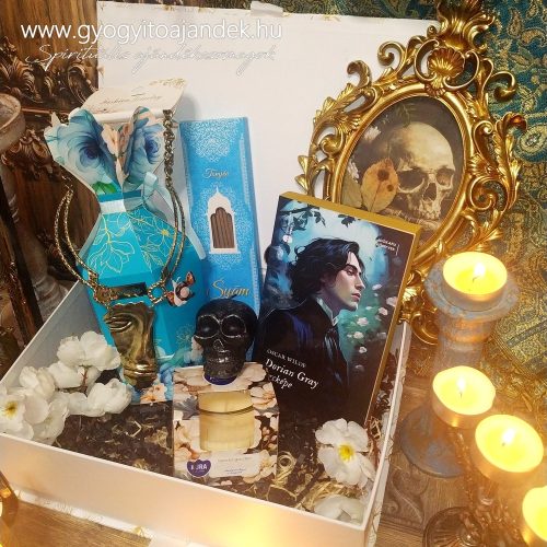 Oscar Wilde Dorian Gray arcképe - Viktoriánus Olvasóbox Ajándékcsomag csokoládéval és könyvvel