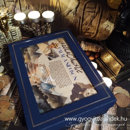 Agatha Christie - Halál a Níluson ajándékcsomag könyvvel