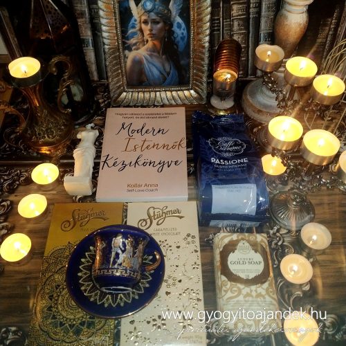 Ajándékcsomag kávéval és csokoládéval Modern Istennőknek