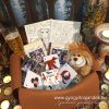 Kutyás ajándékcsomag csokoládéval, kutya mintás rubik kockával kuckózós estékre, kutyás kiránduláshoz