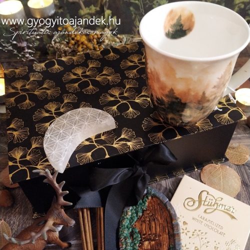 Erdei hangulatú spirituális ajándékcsomag felnőtteknek és gyerekeknek - a Holdfény szarvas kapuja