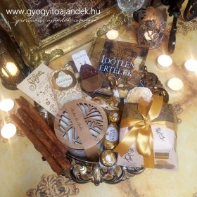   Prémium ajándékcsomag csokoládékkal - Időtlen értékek  házassági évfordulóra, nőnapra, születésnapra