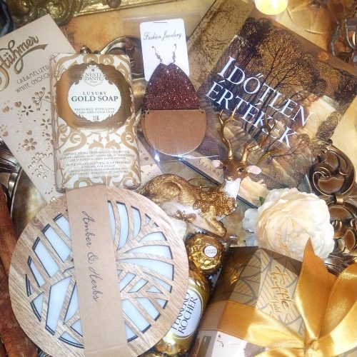 Prémium ajándékcsomag csokoládékkal - Időtlen értékek  házassági évfordulóra, nőnapra, születésnapra