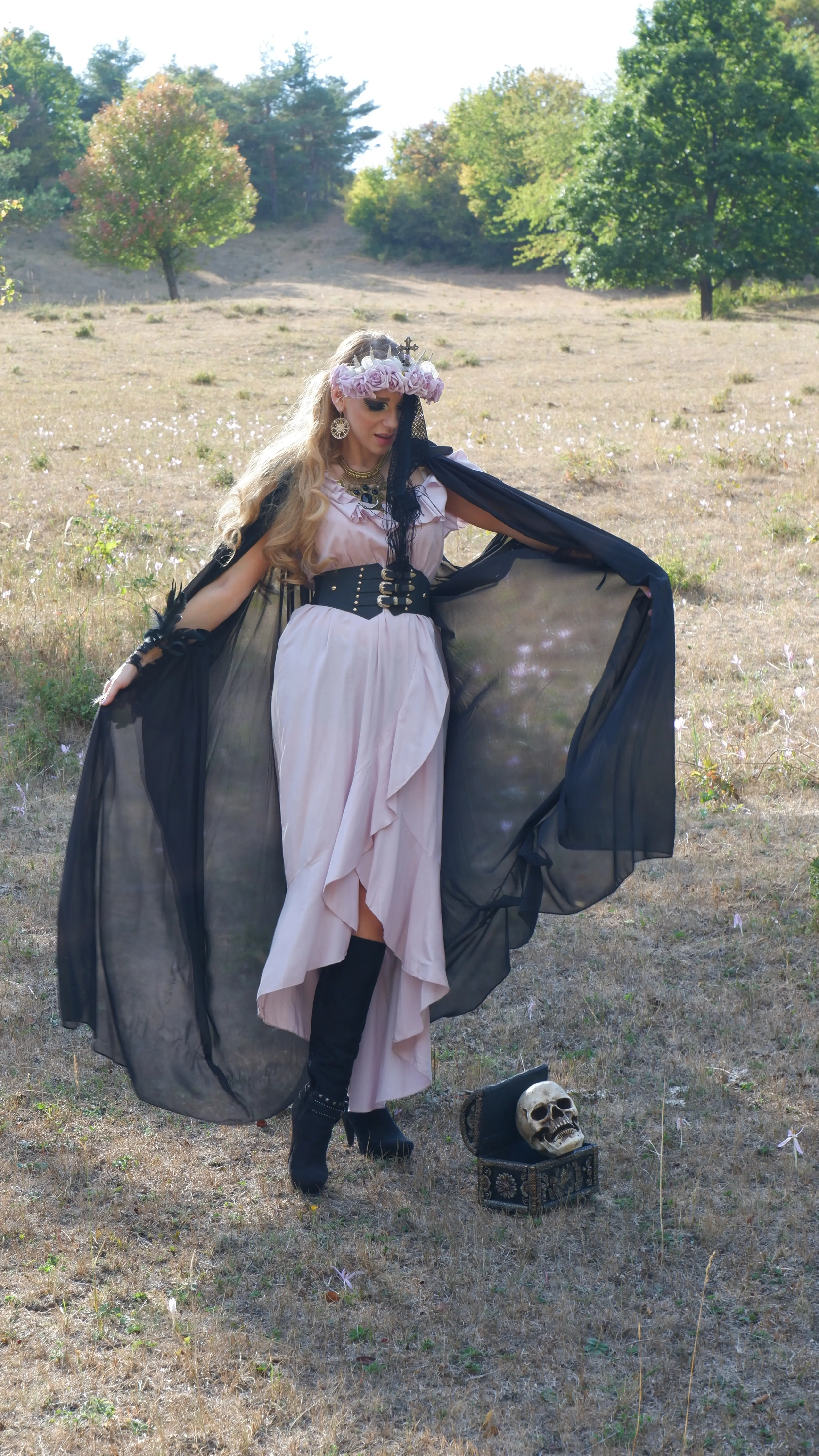 Persephone jelmez coplay öltözék kikerics boszorkányok megtalált varázskönyve