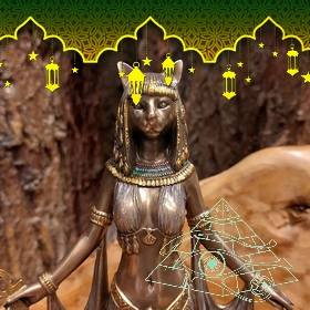 Bastet egyiptomi macska istennő az ajándékcsomagokban 1. rész