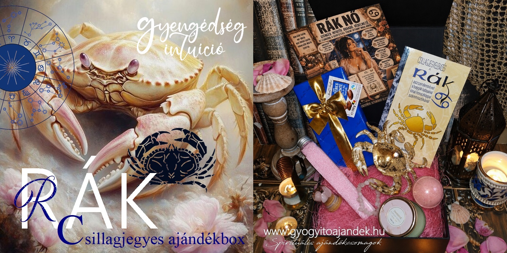 Horoszkópos ajándékcsomag rák csillagjegy