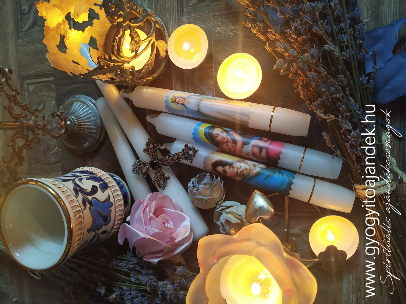 Imbolc napi gyertyaszentelés fehér gyertya mágia